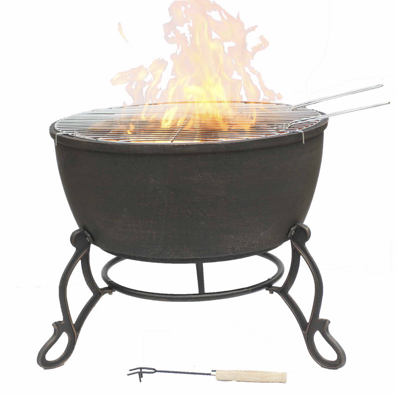 Gardeco Feuerschale aus Gusseisen & Bewertungen Wayfair.de